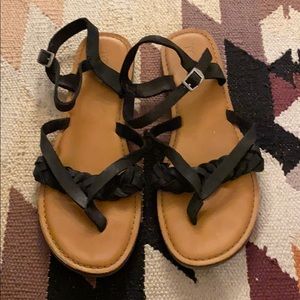 Toms Lexie braided flat sandal